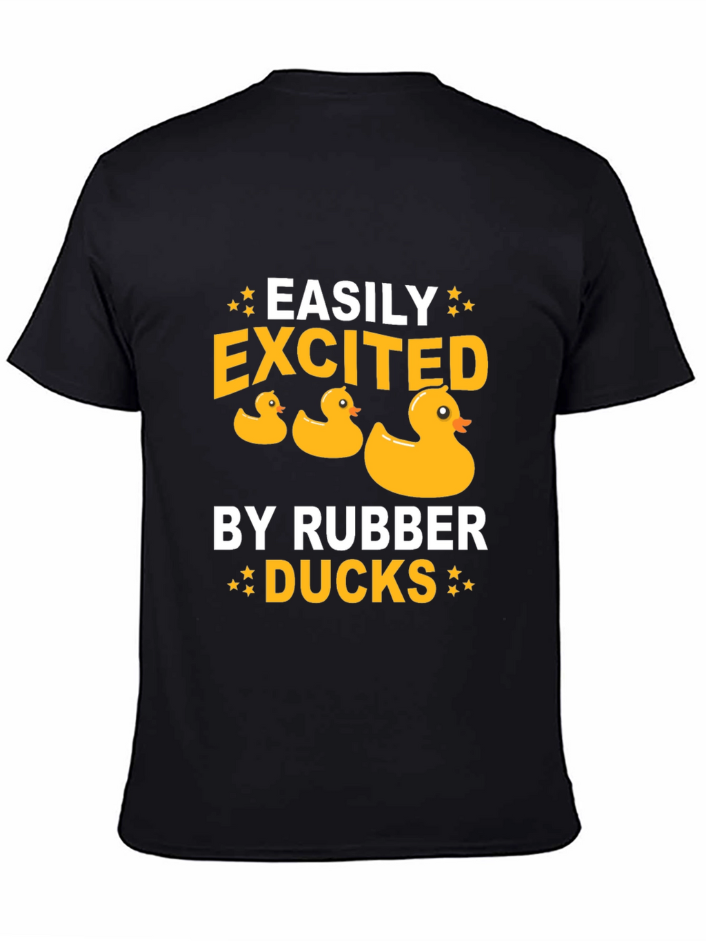 Easily Excited by Rubber Ducks Graphic Tee