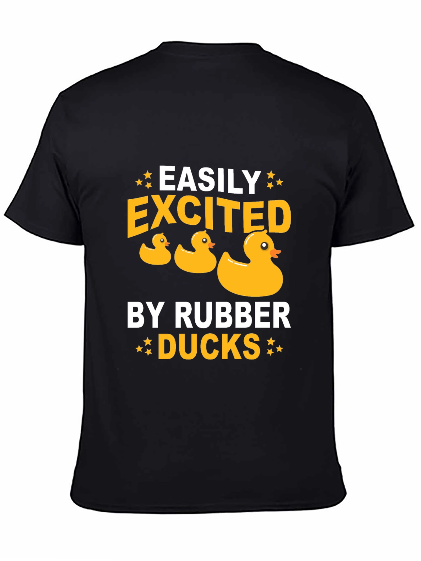 Easily Excited by Rubber Ducks Graphic Tee