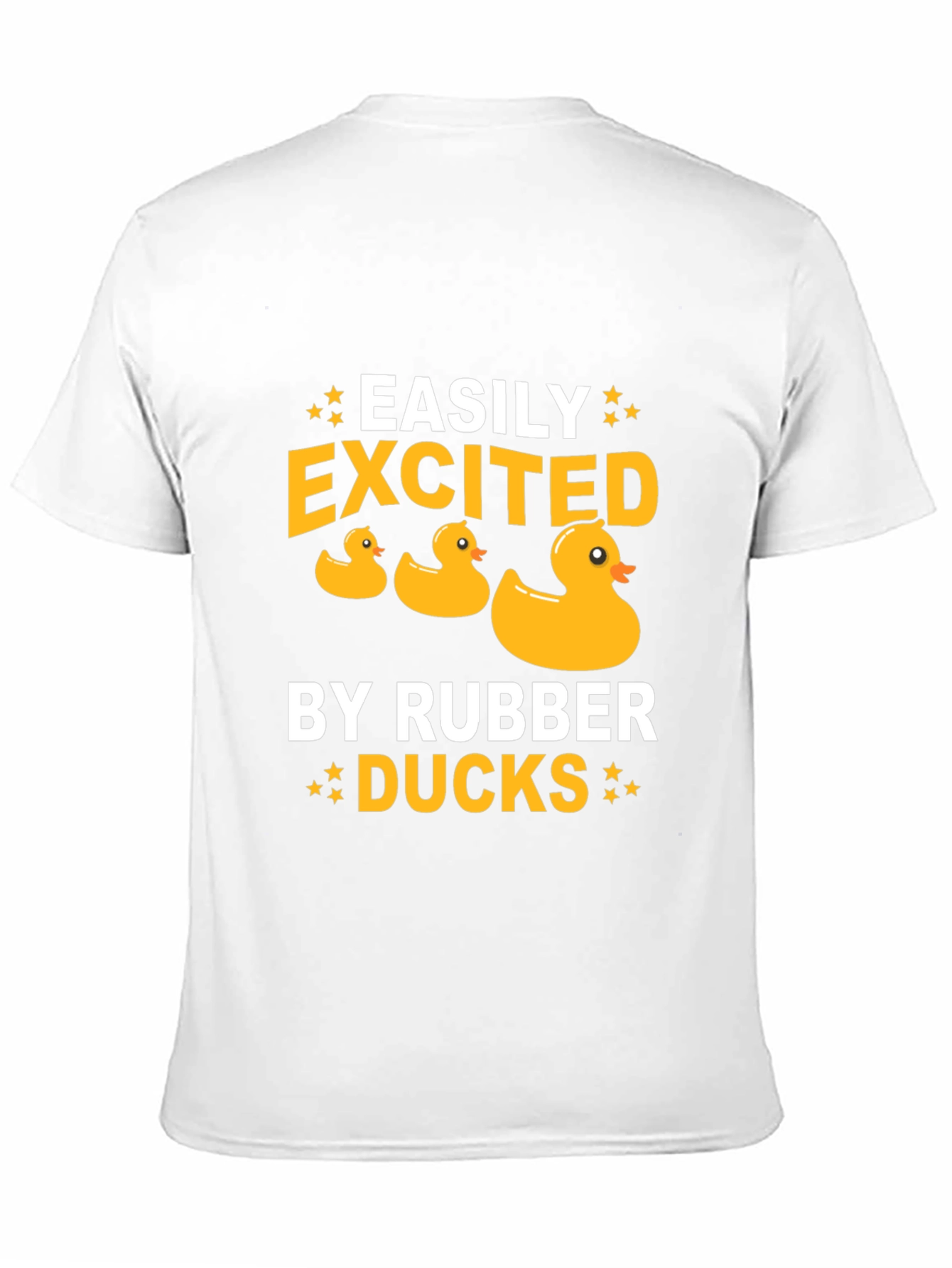 Easily Excited by Rubber Ducks Graphic Tee