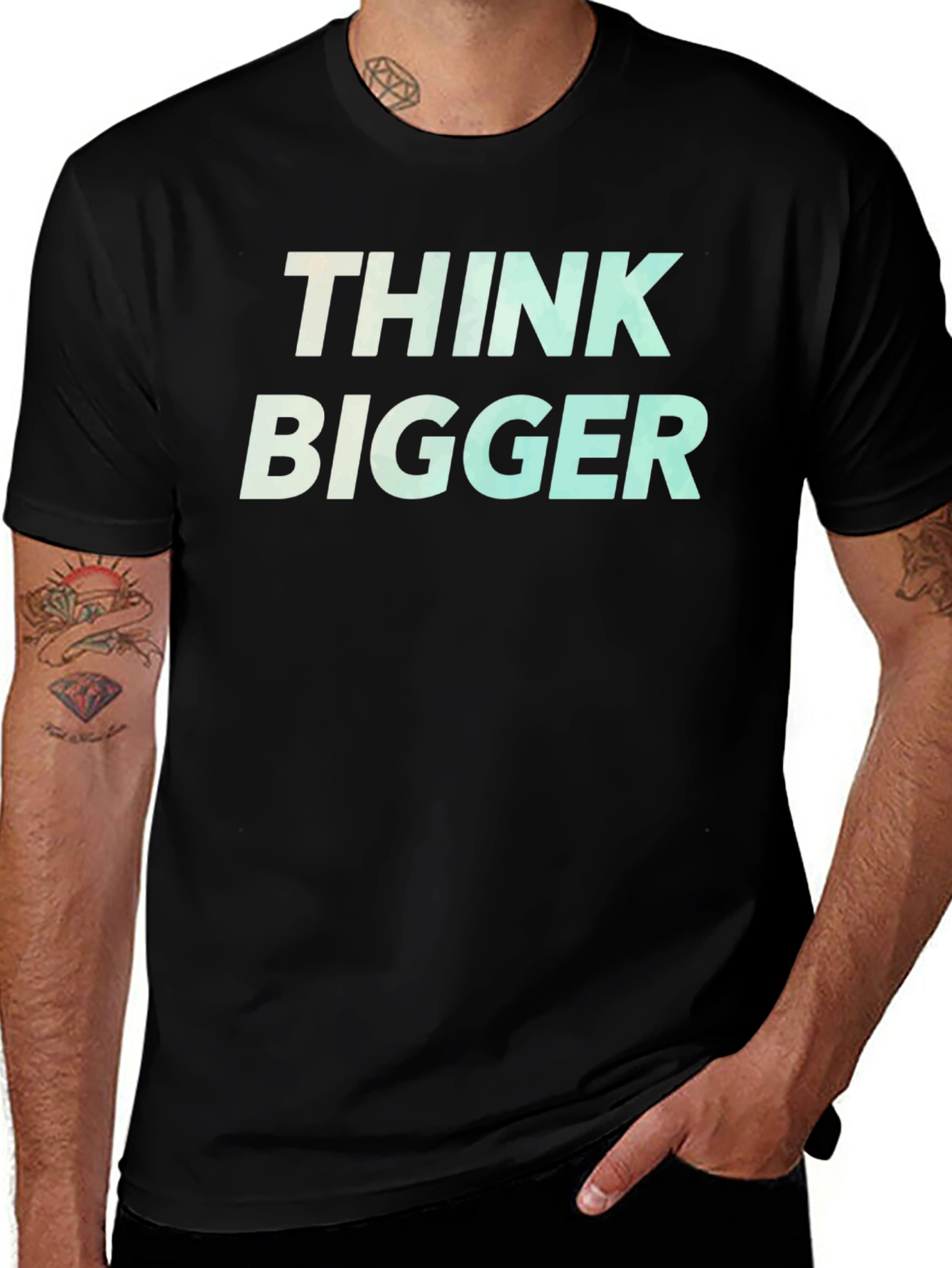 Think Bigger Graphic Tee - Mens