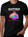 Autism Awareness Day T-Shirt - Different Angle