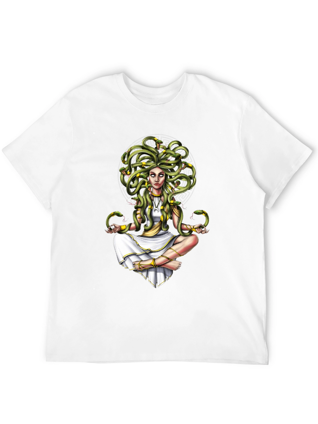 Medusa Graphic Tee - Serpent Hair Goddess Design