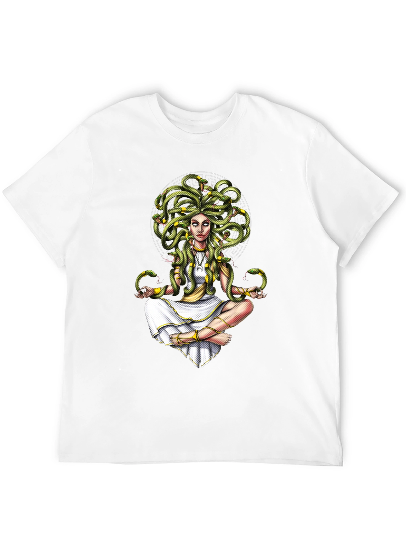 Medusa Graphic Tee - Serpent Hair Goddess Design