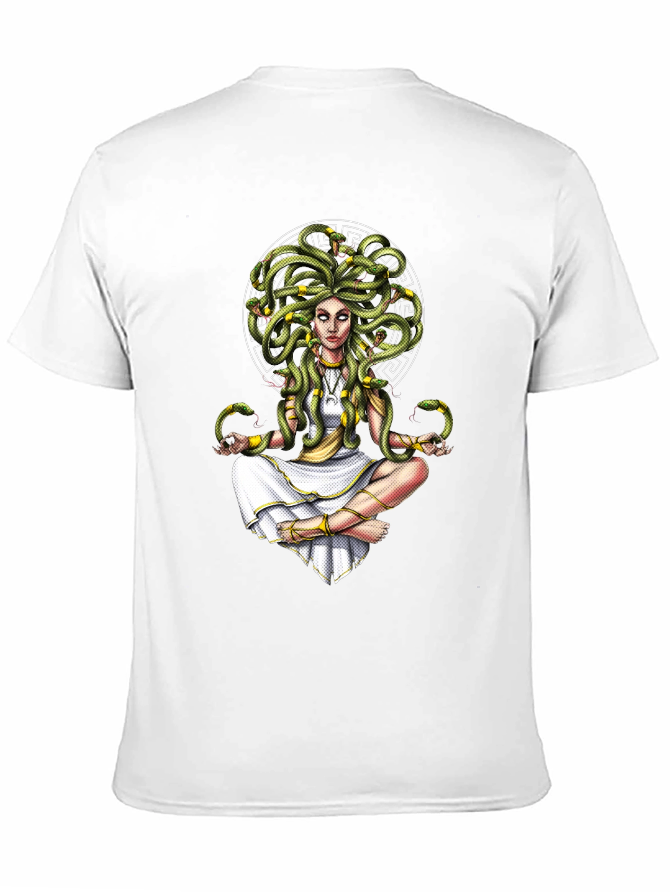 Medusa Graphic Tee - Serpent Hair Goddess Design