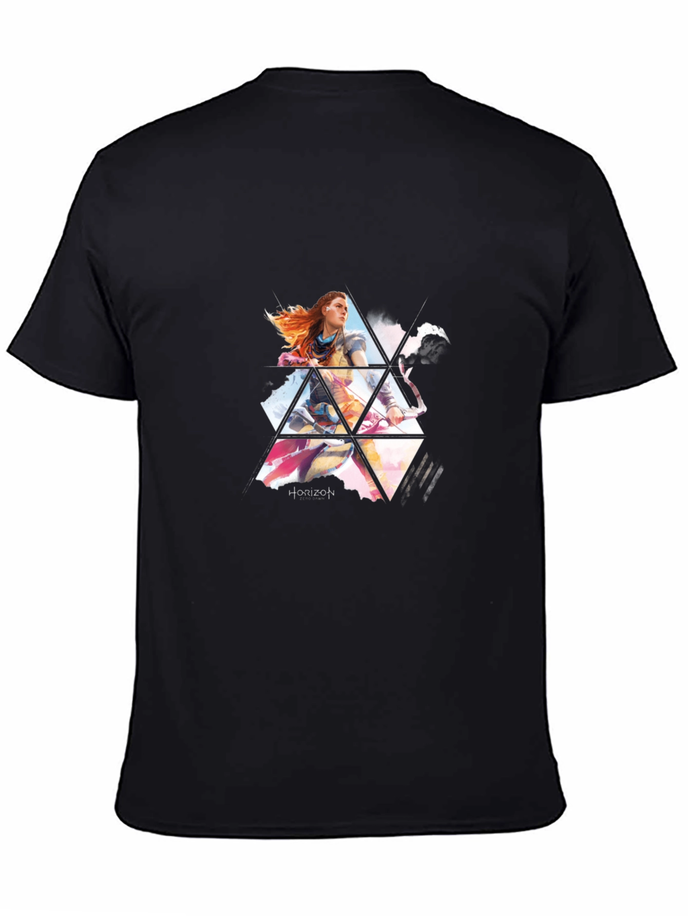 Horizon Forbidden West Mens Black T-Shirt