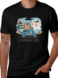 La Dolce Vita Italy Scooter T-Shirt