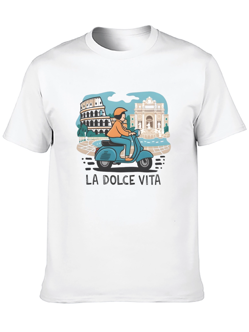 La Dolce Vita Italy Scooter T-Shirt