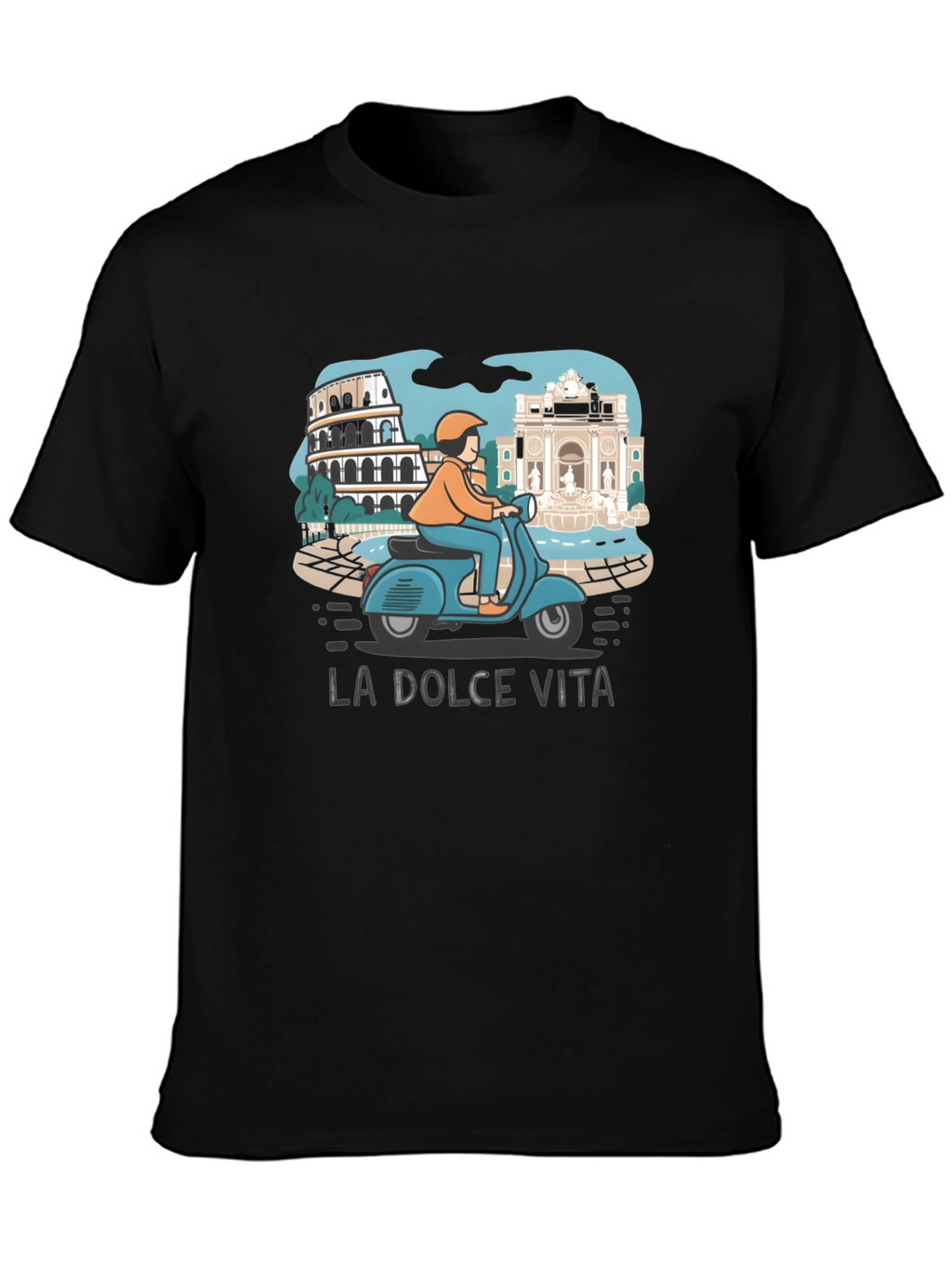 La Dolce Vita Italy Scooter T-Shirt