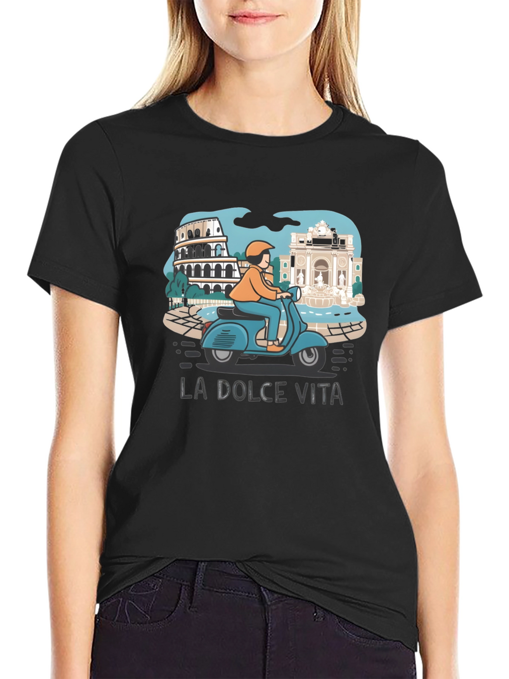 La Dolce Vita Italy Scooter T-Shirt