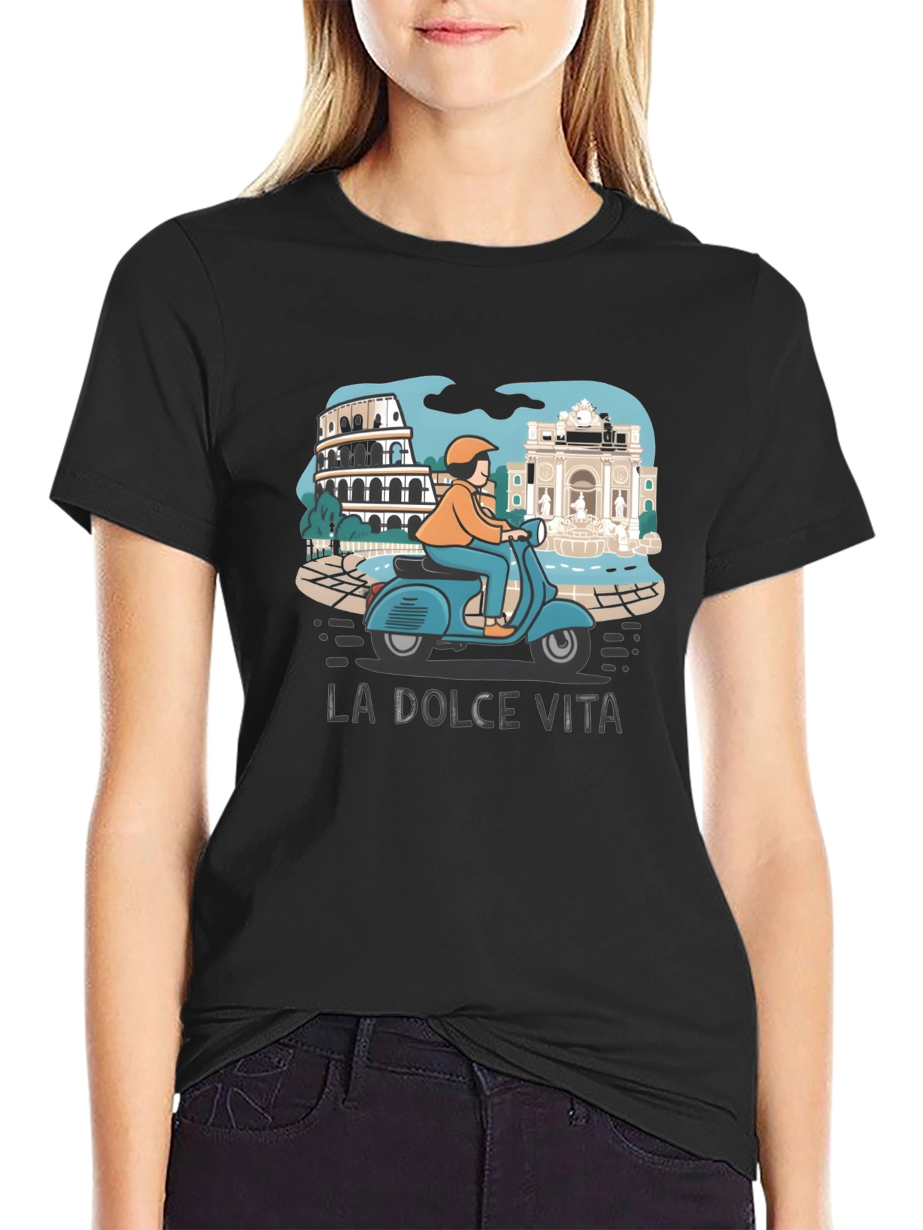 La Dolce Vita Italy Scooter T-Shirt