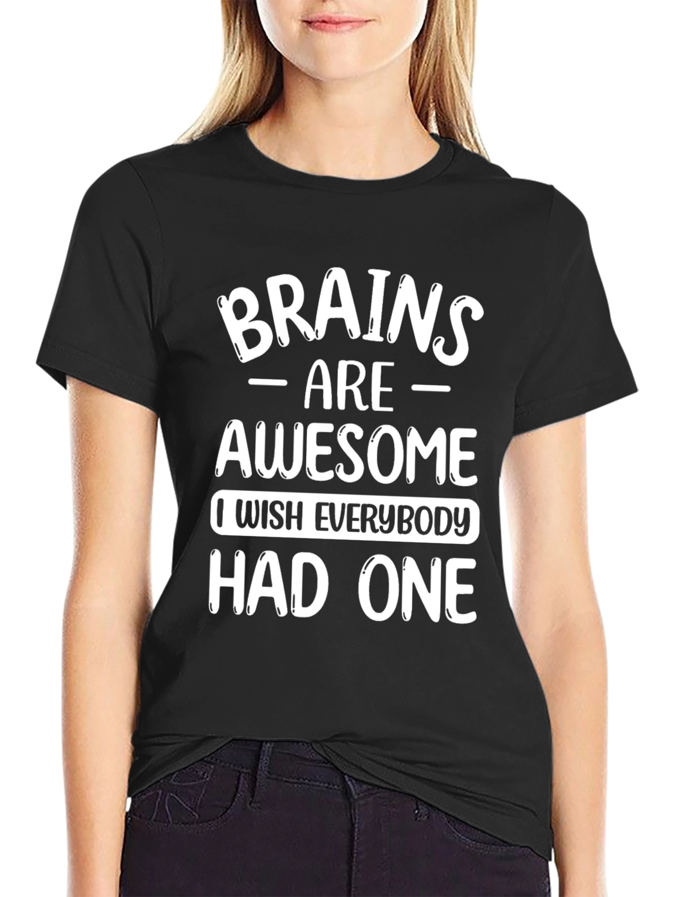 Brains Are Awesome Graphic T-Shirt
