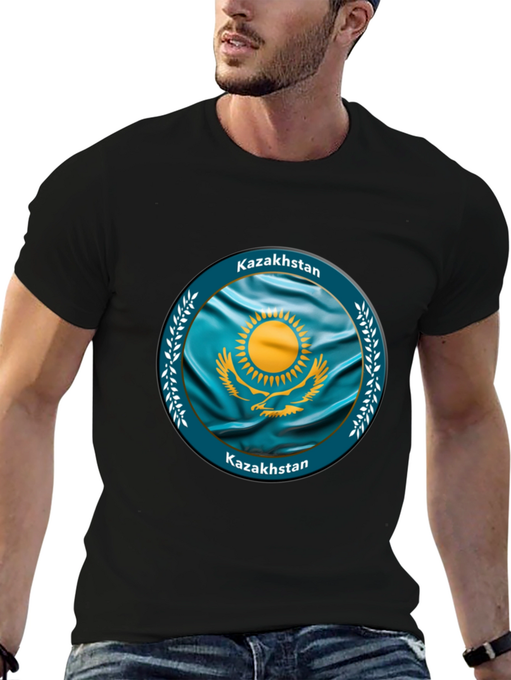 Kazakhstan Flag T-Shirt - Show Your Pride!