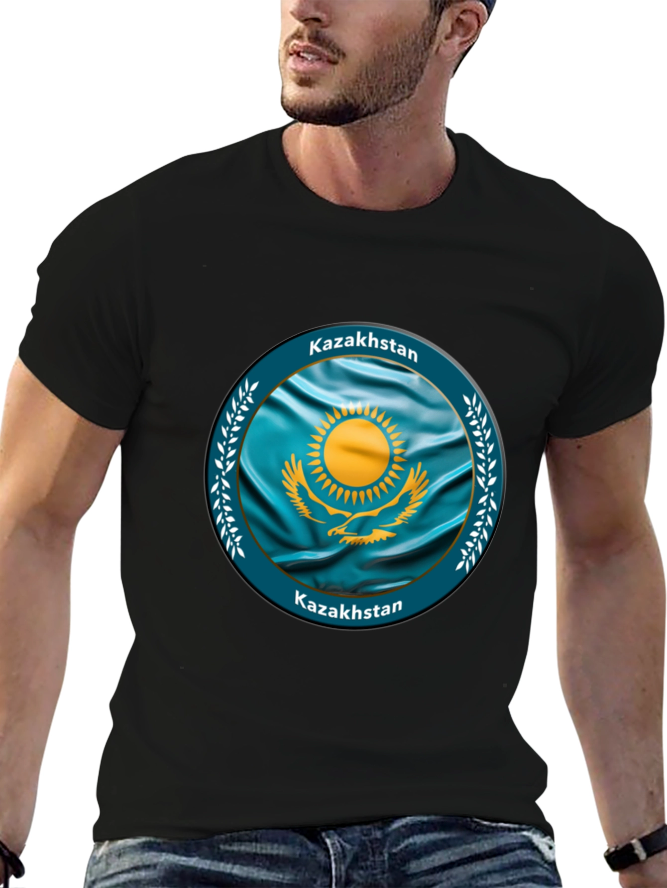 Kazakhstan Flag T-Shirt - Show Your Pride!