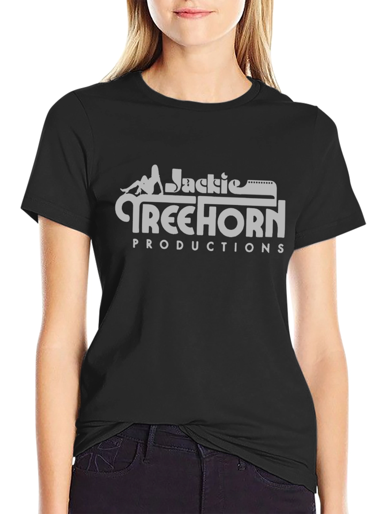 Jackie Treehorn Productions Black T-Shirt