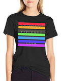 Rainbow Alphabet Graphic T-Shirt