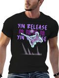 Yin Release Anime Style Graphic T-Shirt