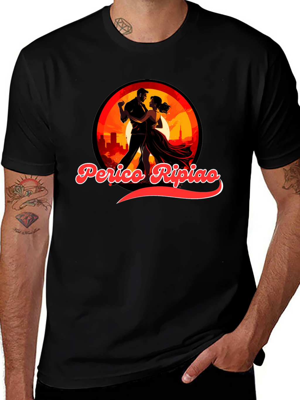Perico Ripiao Dance T-Shirt - Black