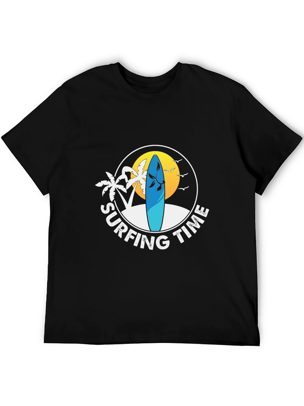 Surfing Time Graphic Tee - Beach Vibes