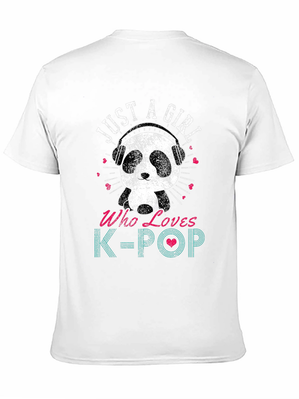 Just A Girl Who Loves K-Pop Panda T-Shirt
