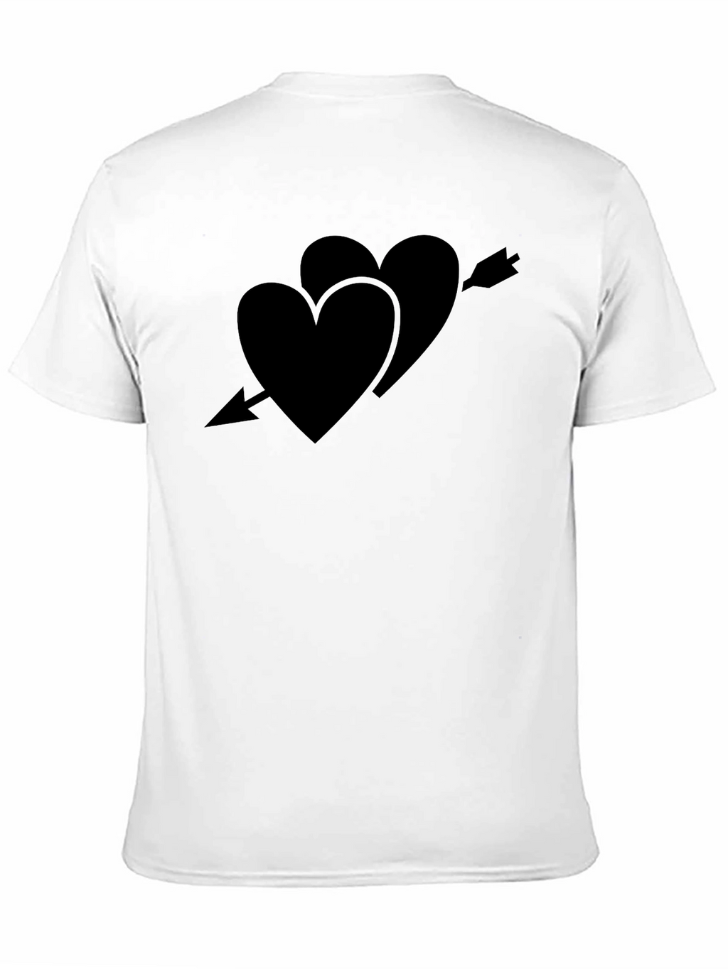 Heart Arrow Tee - Classic Black Crew Neck