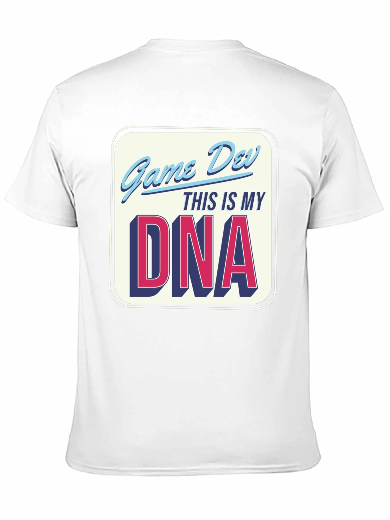 Game Dev DNA T-Shirt - Black Crew Neck Tee