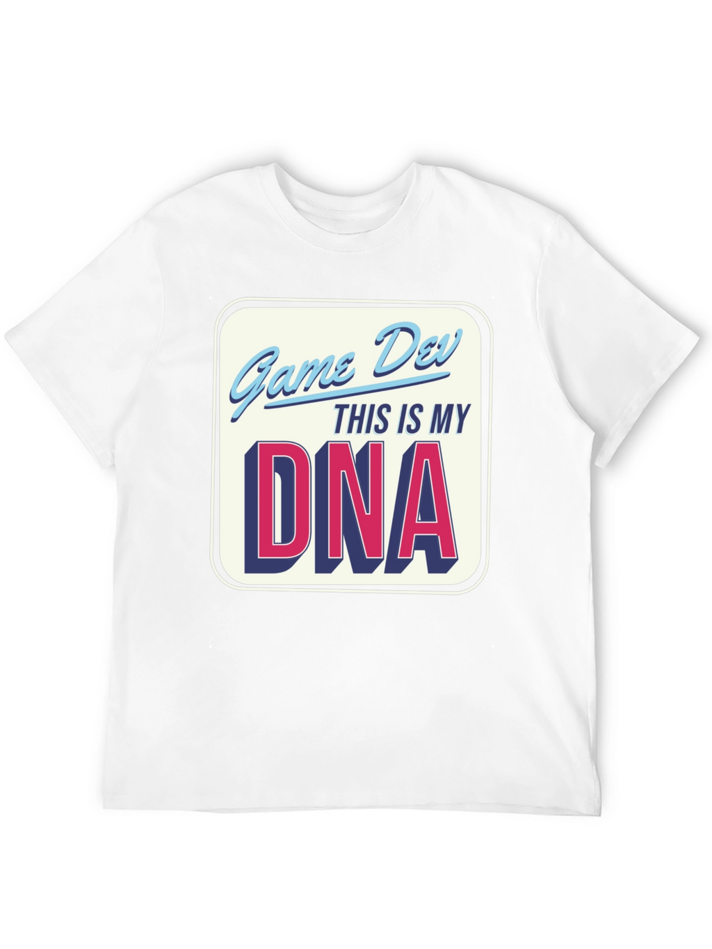 Game Dev DNA T-Shirt - Black Crew Neck Tee