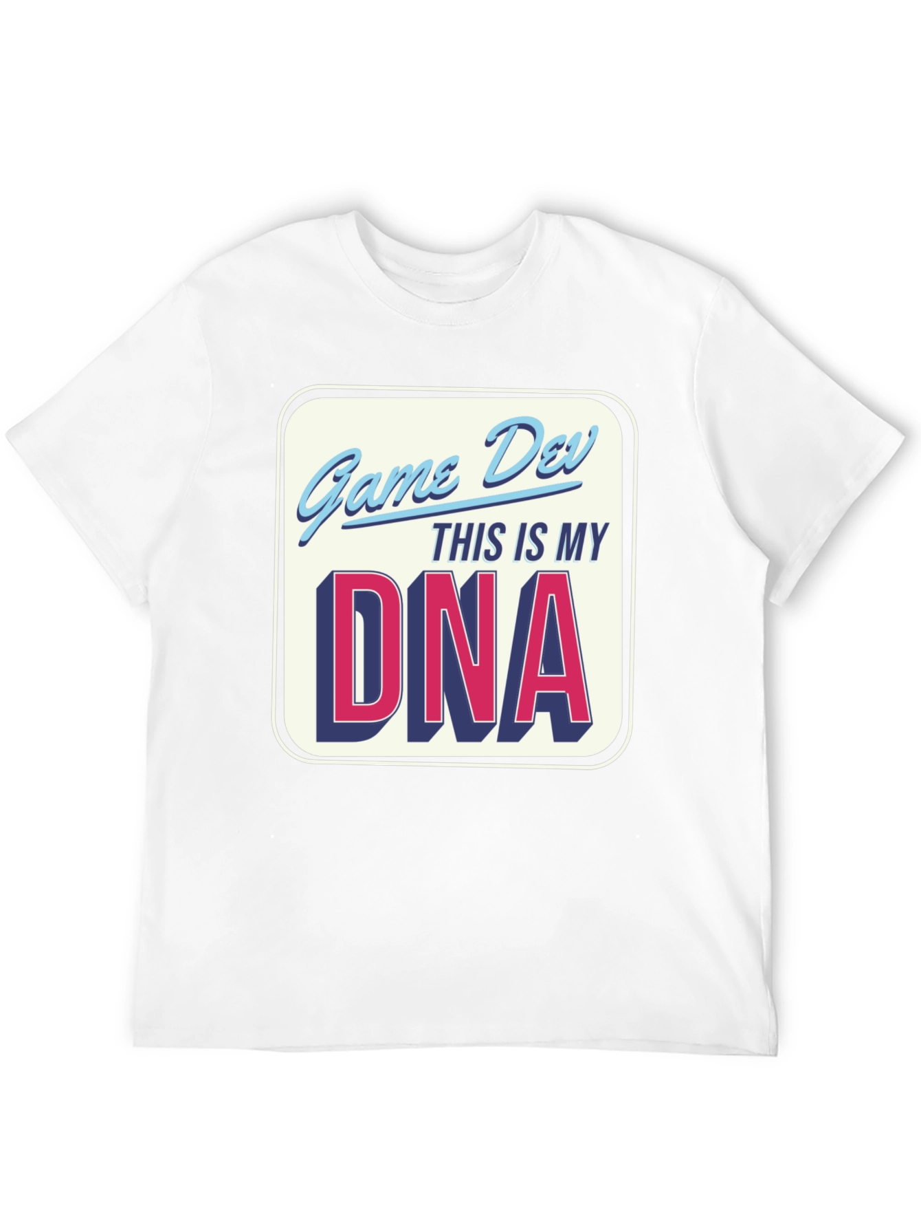 Game Dev DNA T-Shirt - Black Crew Neck Tee