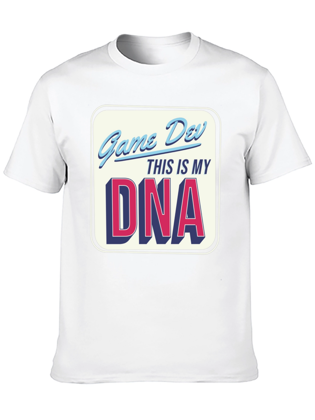 Game Dev DNA T-Shirt - Black Crew Neck Tee