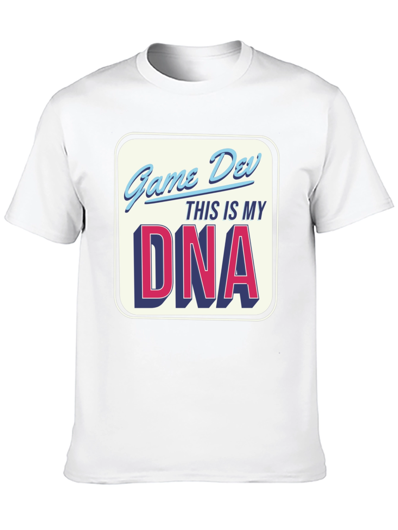 Game Dev DNA T-Shirt - Black Crew Neck Tee