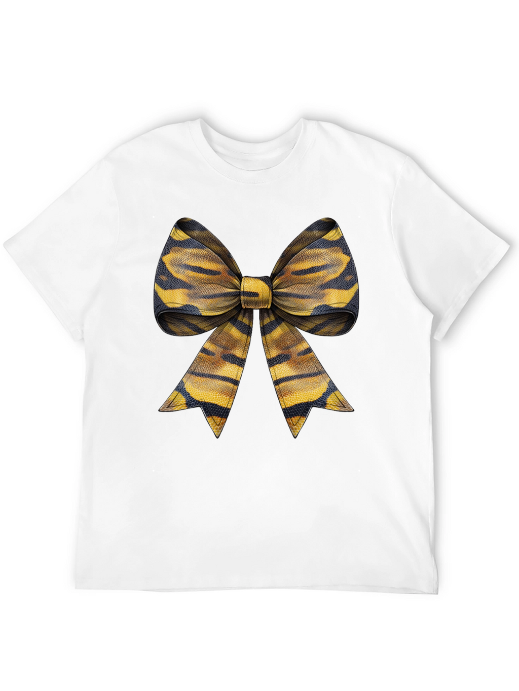 Bow Tie Graphic Tee - Casual Style