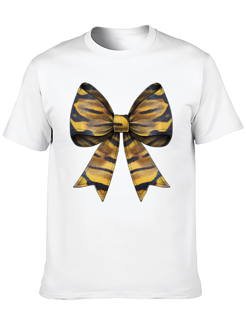 Bow Tie Graphic Tee - Casual Style