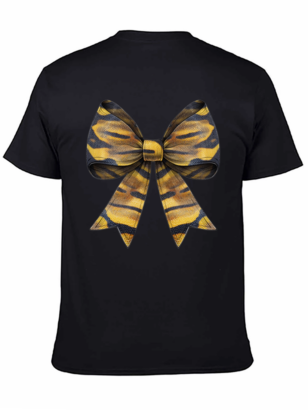 Bow Tie Graphic Tee - Casual Style