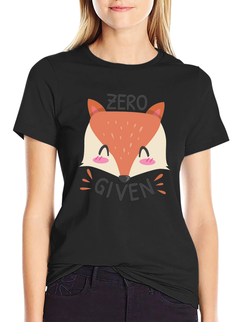Zero Fox Given Black Graphic Tee Shirt