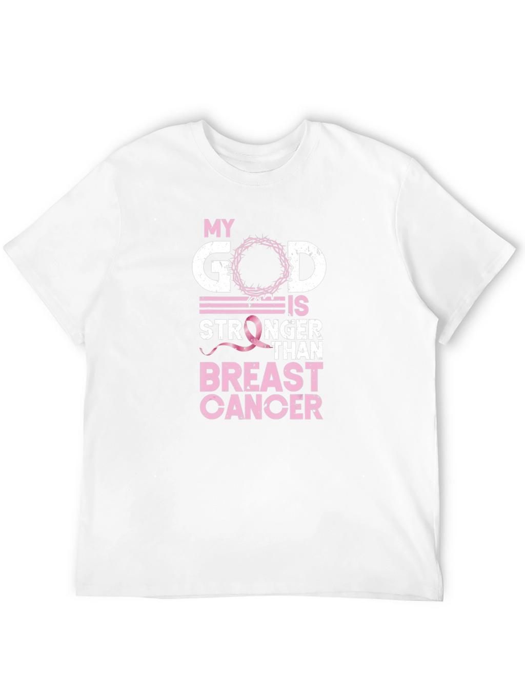 My God is Stronger Than Breast Cancer Awareness T-Shirt