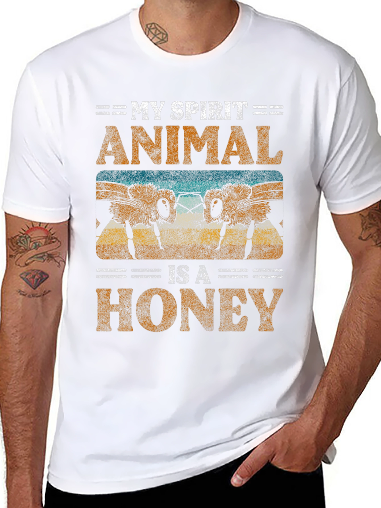 My Spirit Animal is a Honey Bee Graphic Tee