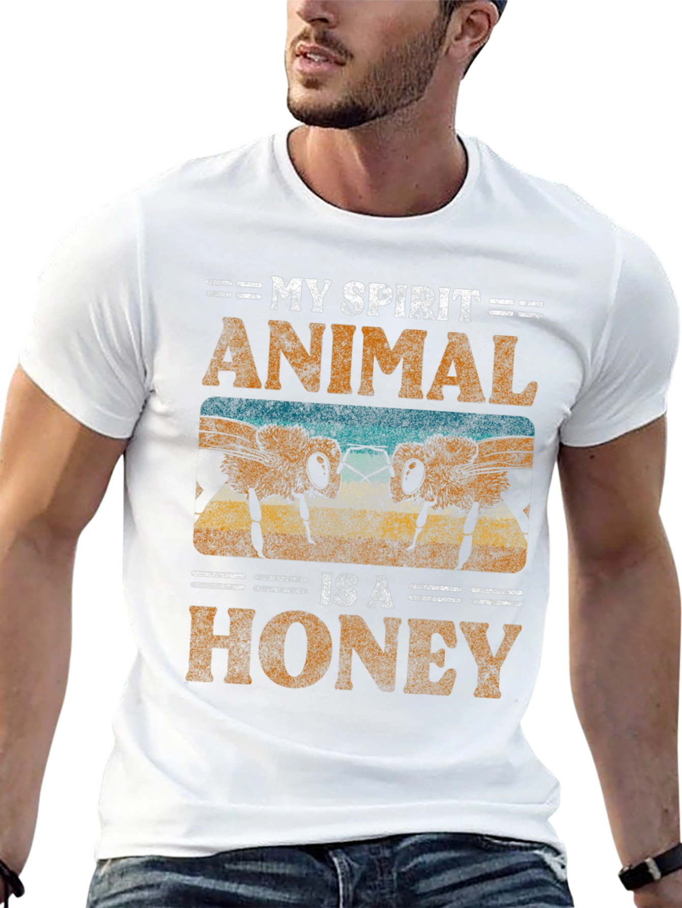 My Spirit Animal is a Honey Bee Graphic Tee