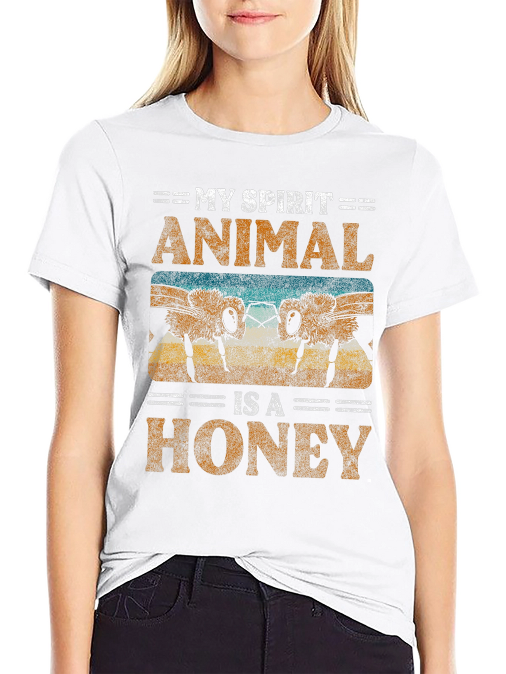 My Spirit Animal is a Honey Bee Graphic Tee