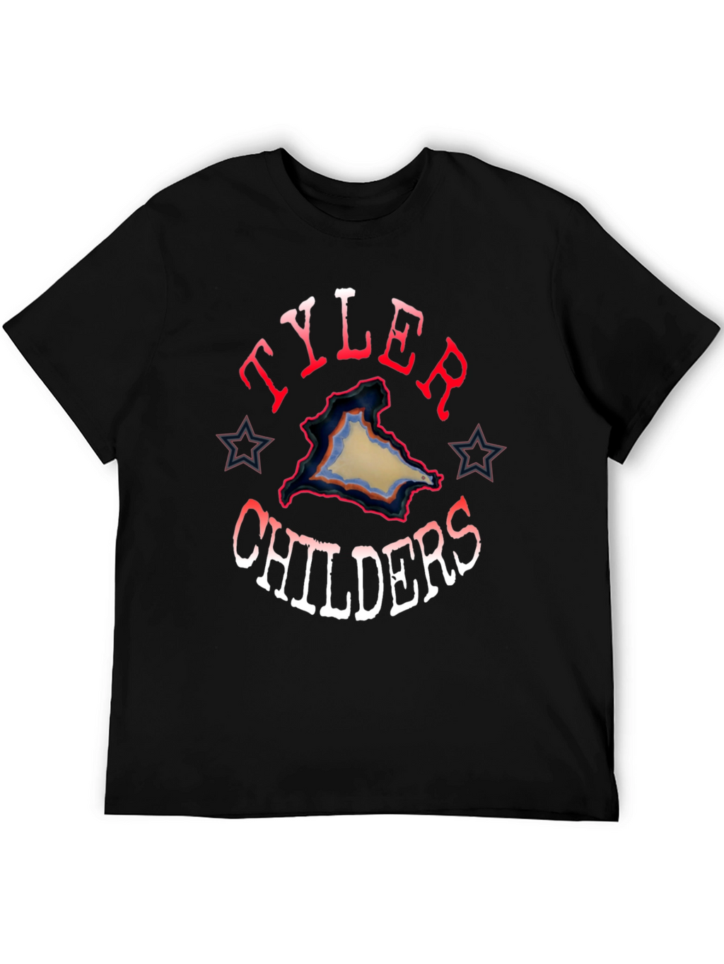 Tyler Childers Graphic Tee - Black Cotton Blend