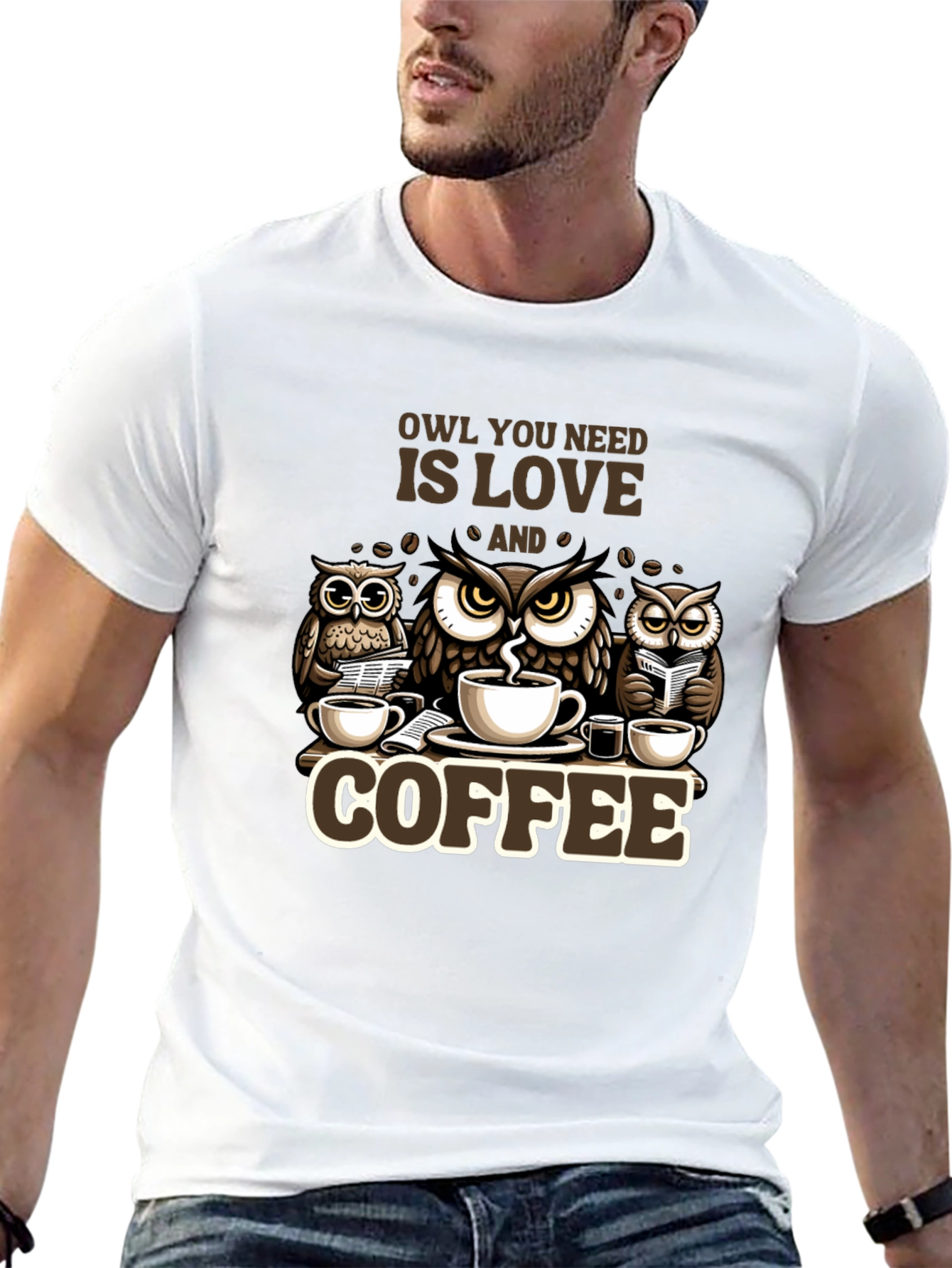 Owl You Need is Love & Coffee T-Shirt