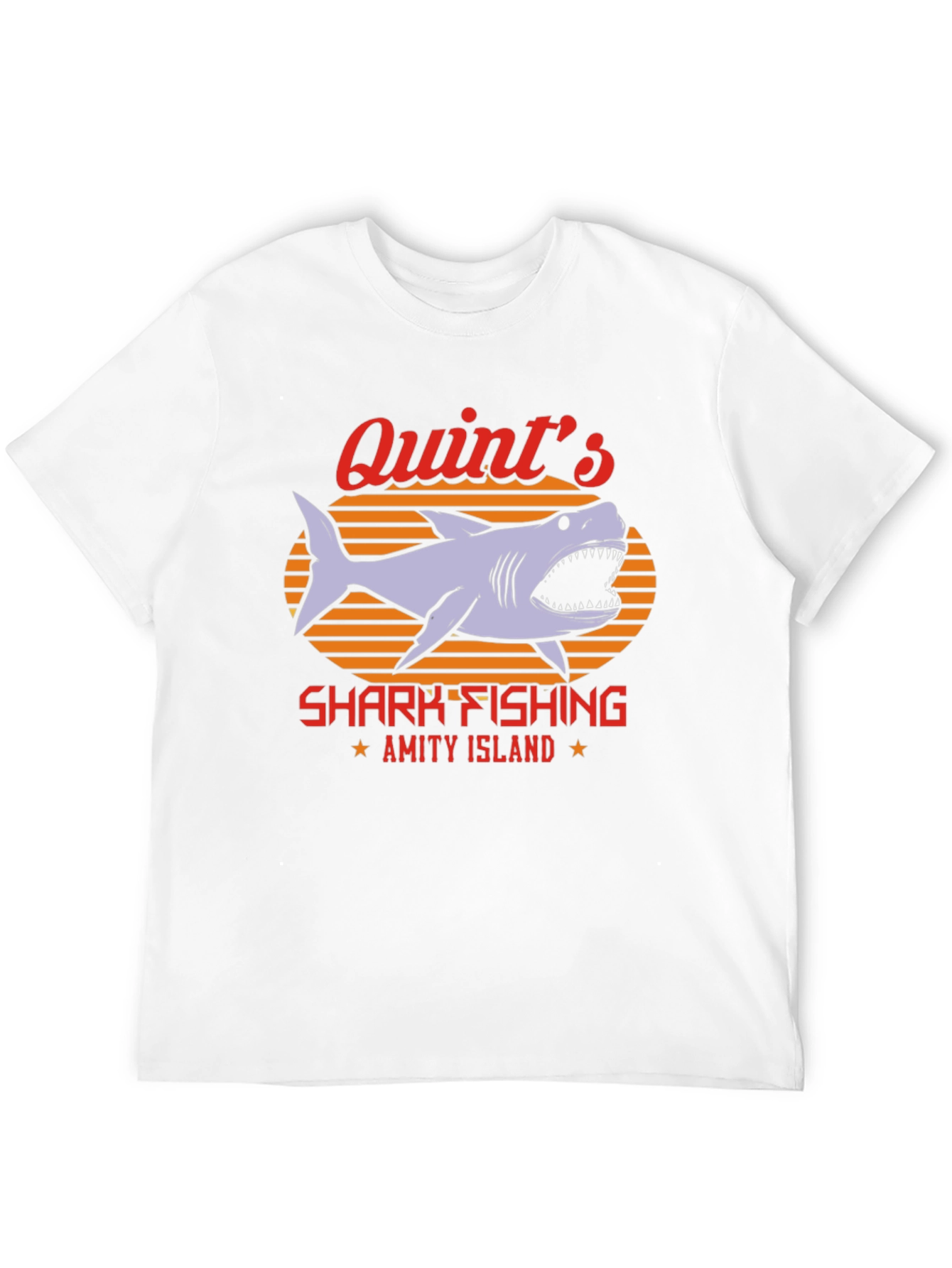 Quints Shark Fishing T-Shirt - Amity Island Tee
