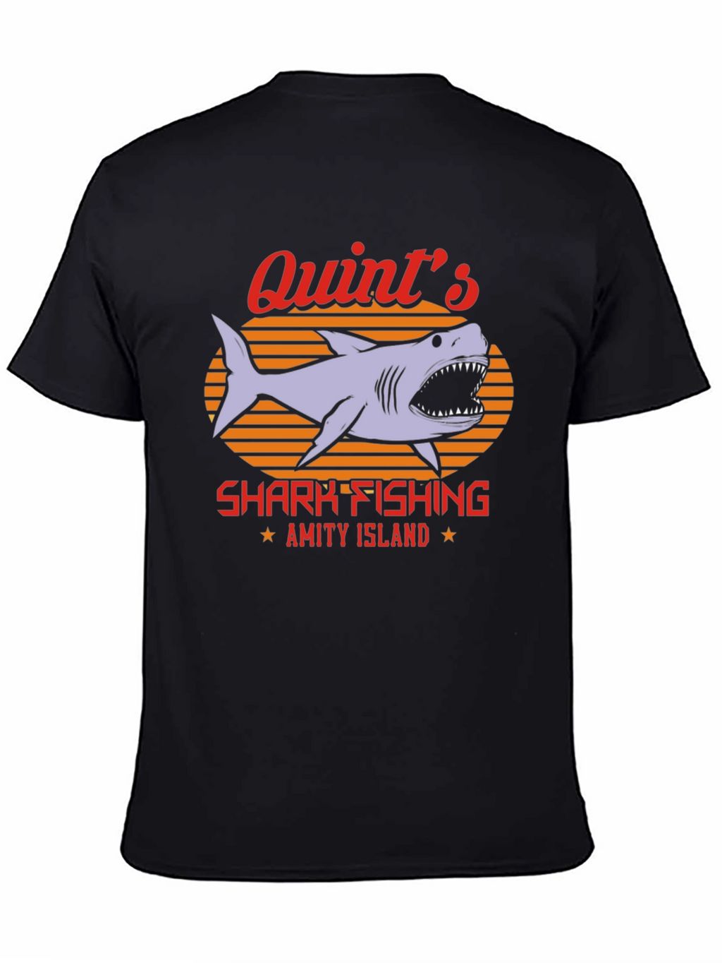 Quints Shark Fishing T-Shirt - Amity Island Tee