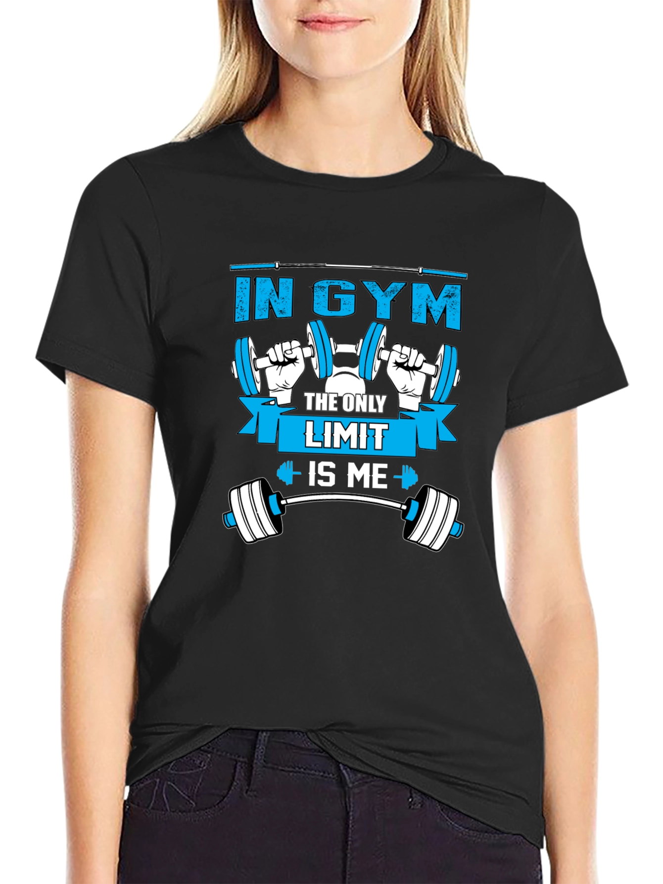 Gym Motivation T-Shirt - The Only Limit Is Me