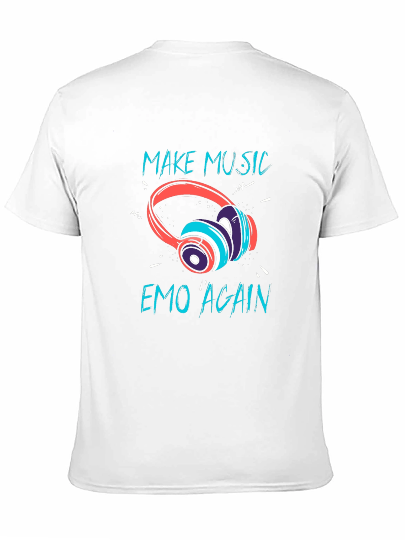 Make Music Emo Again Graphic T-Shirt - Black