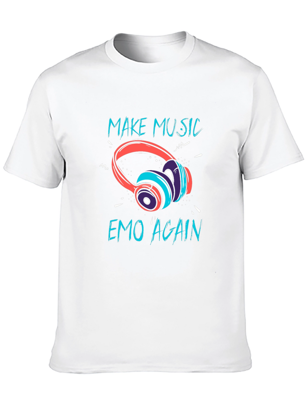 Make Music Emo Again Graphic T-Shirt - Black