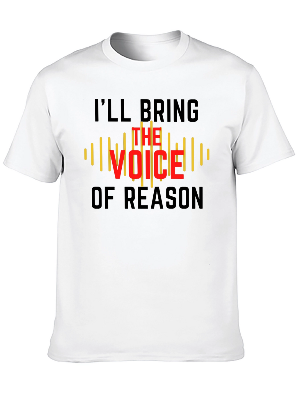 Voice of Reason Graphic T-Shirt - Mens Black Tee