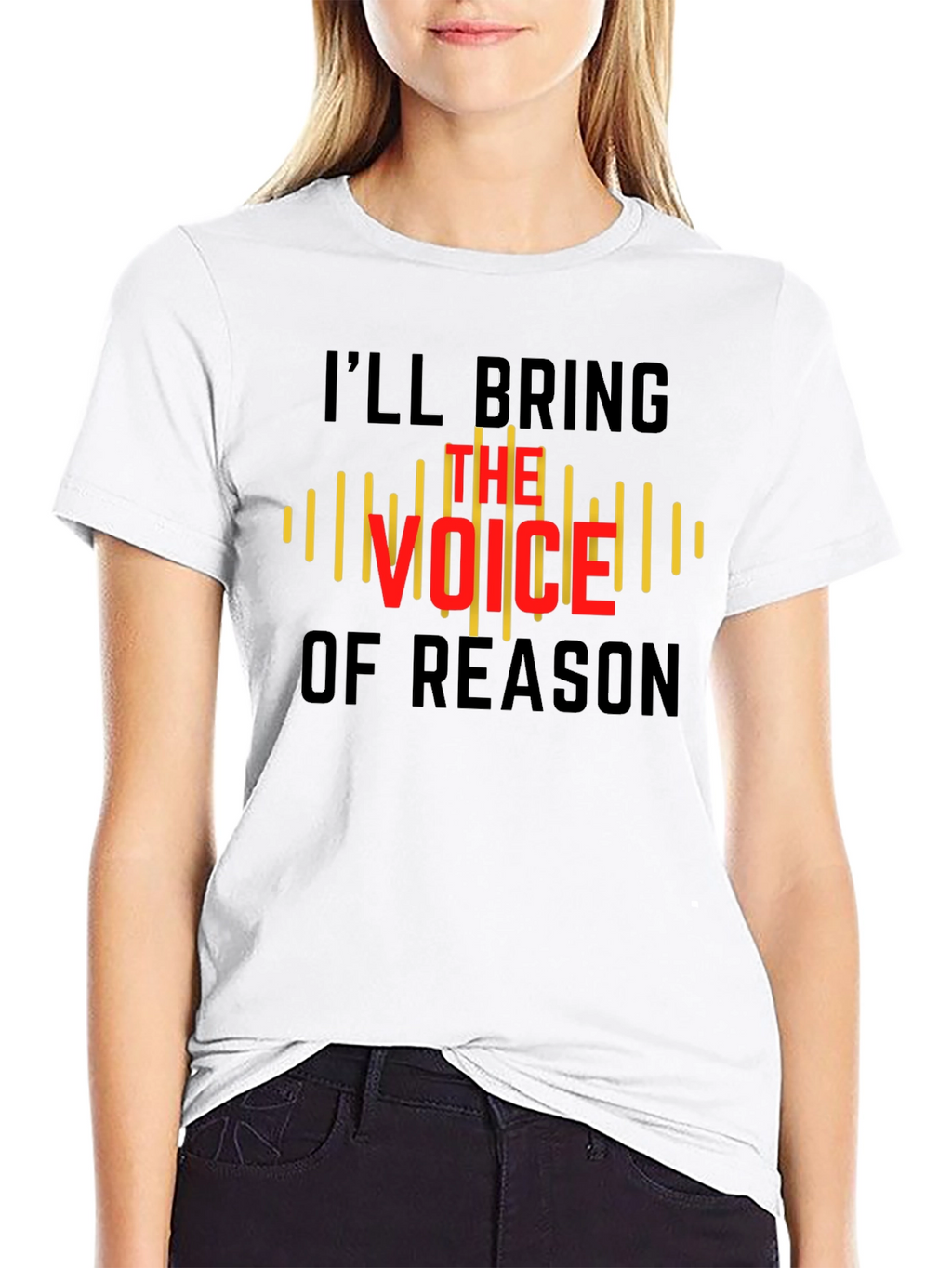 Voice of Reason Graphic T-Shirt - Mens Black Tee