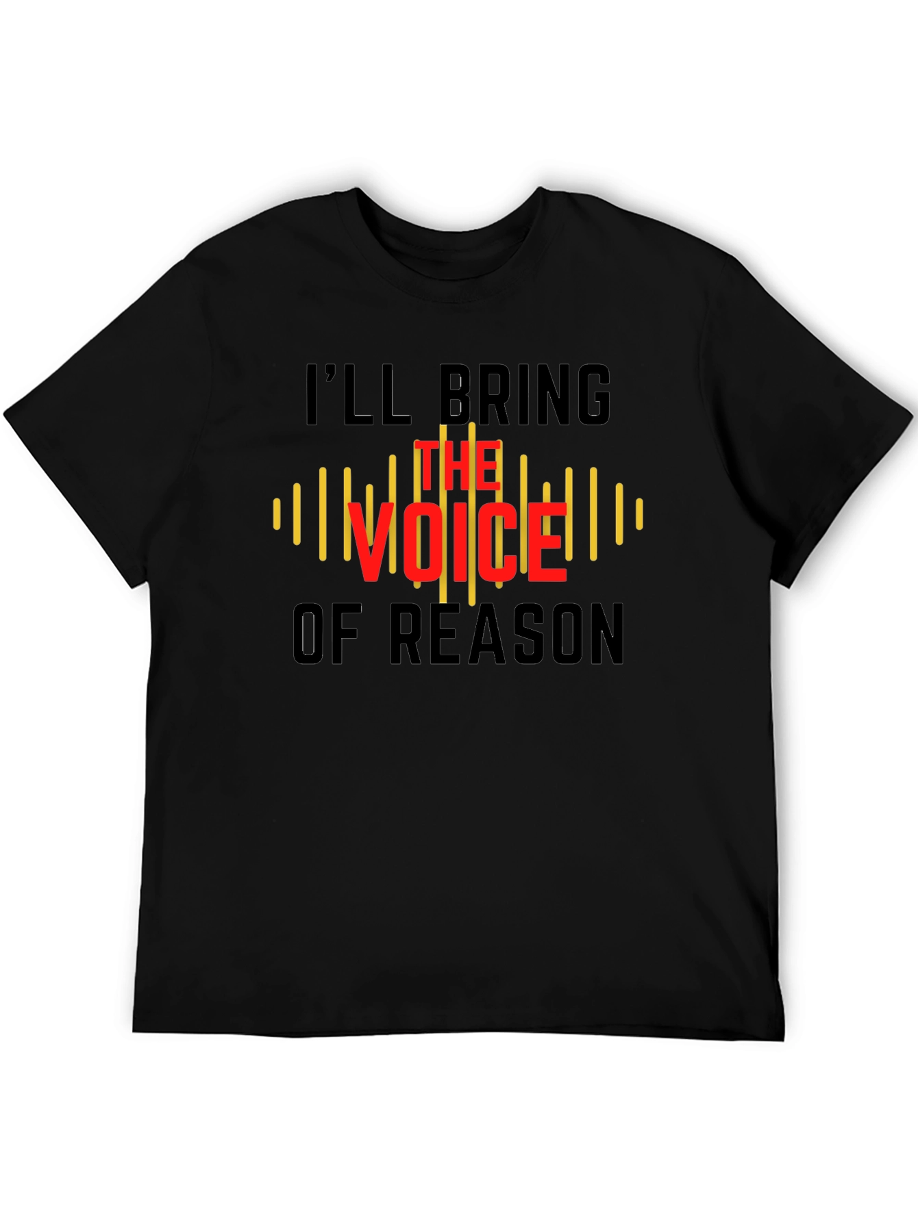 Voice of Reason Graphic T-Shirt - Mens Black Tee