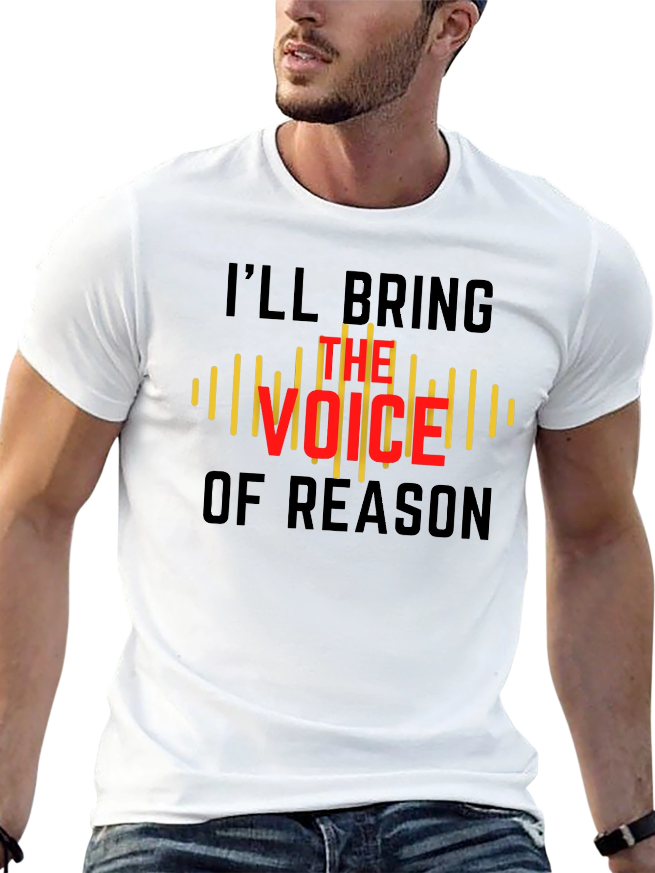 Voice of Reason Graphic T-Shirt - Mens Black Tee