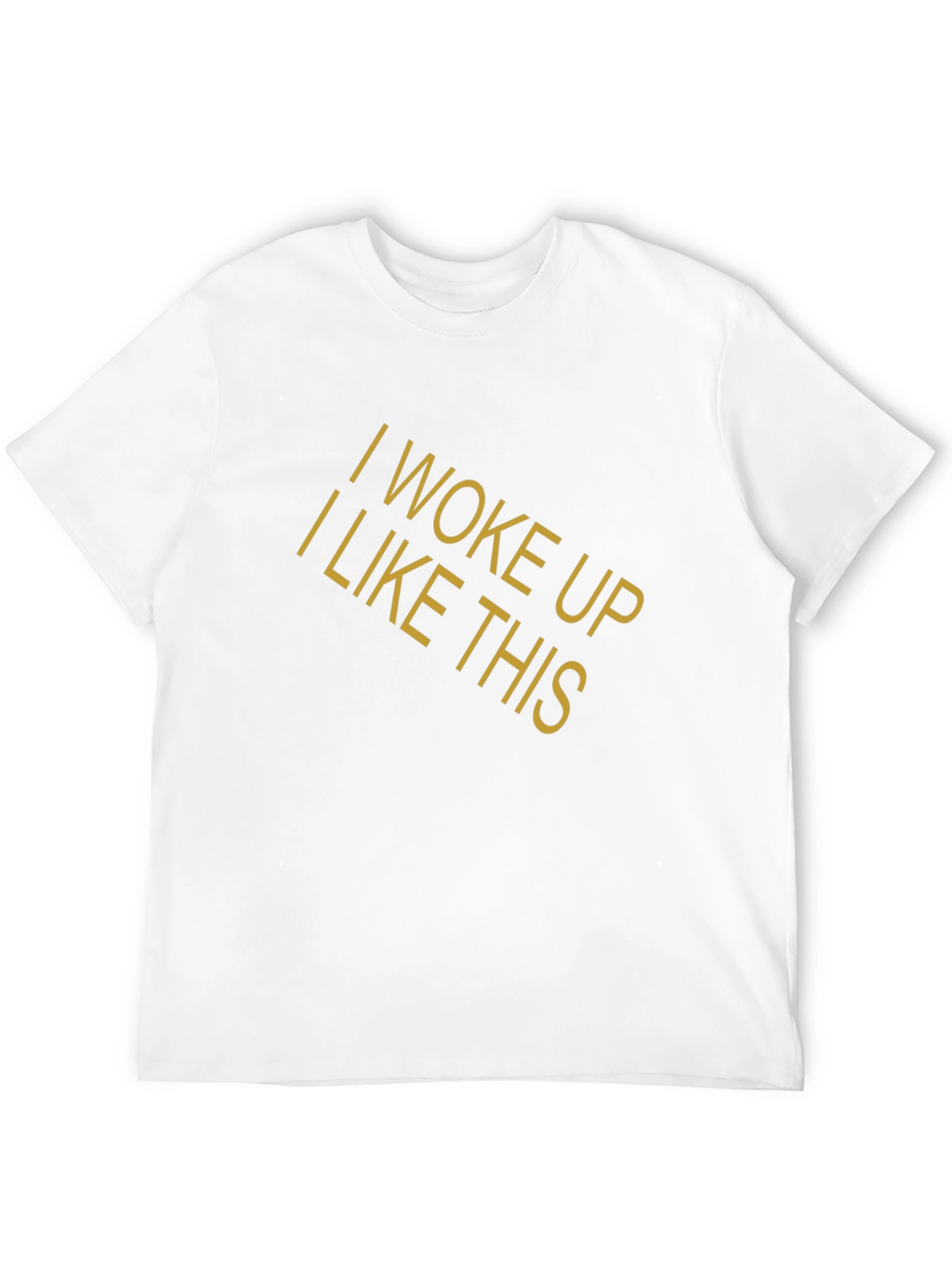 I Woke Up Like This Graphic Tee - Black