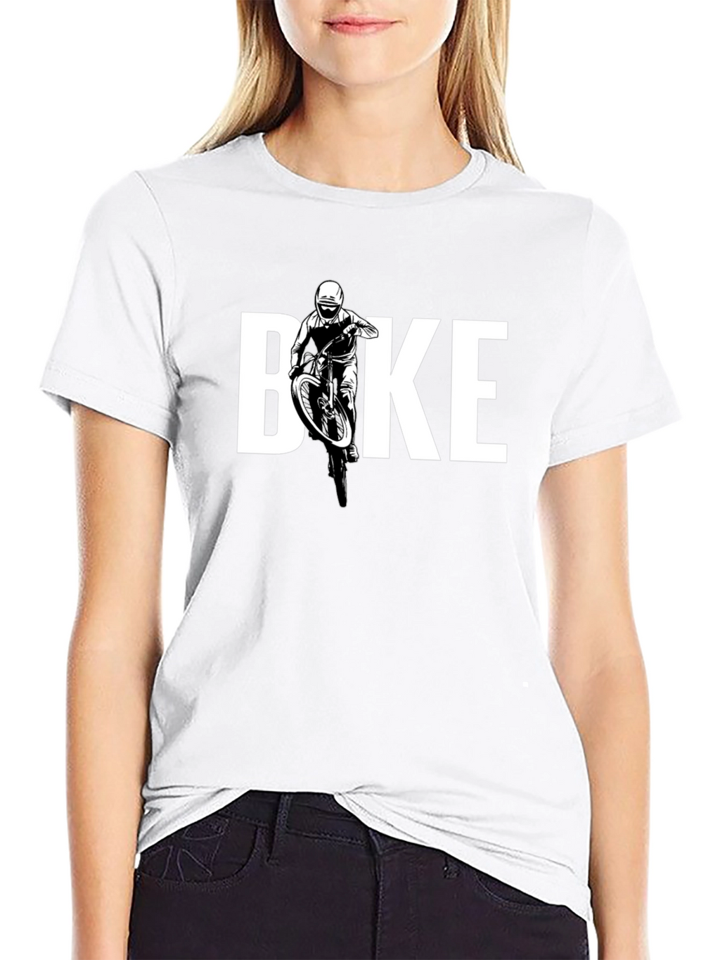 Bike T-Shirt - Motocross Rider Design